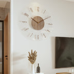Scandinavian Wooden Wall Clock - TimberNest