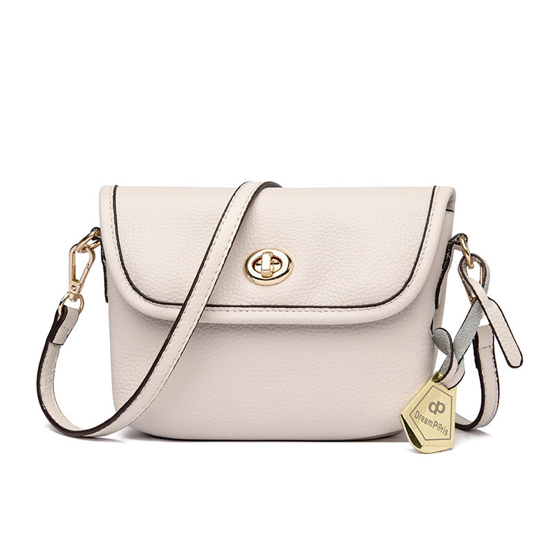 Retro Cowhide Shoulder Bag - LuxeCraft