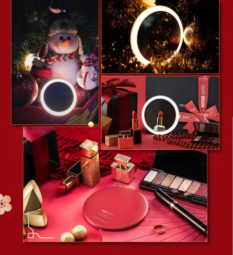 Wireless Charger Makeup Mirror - LuxeGlow