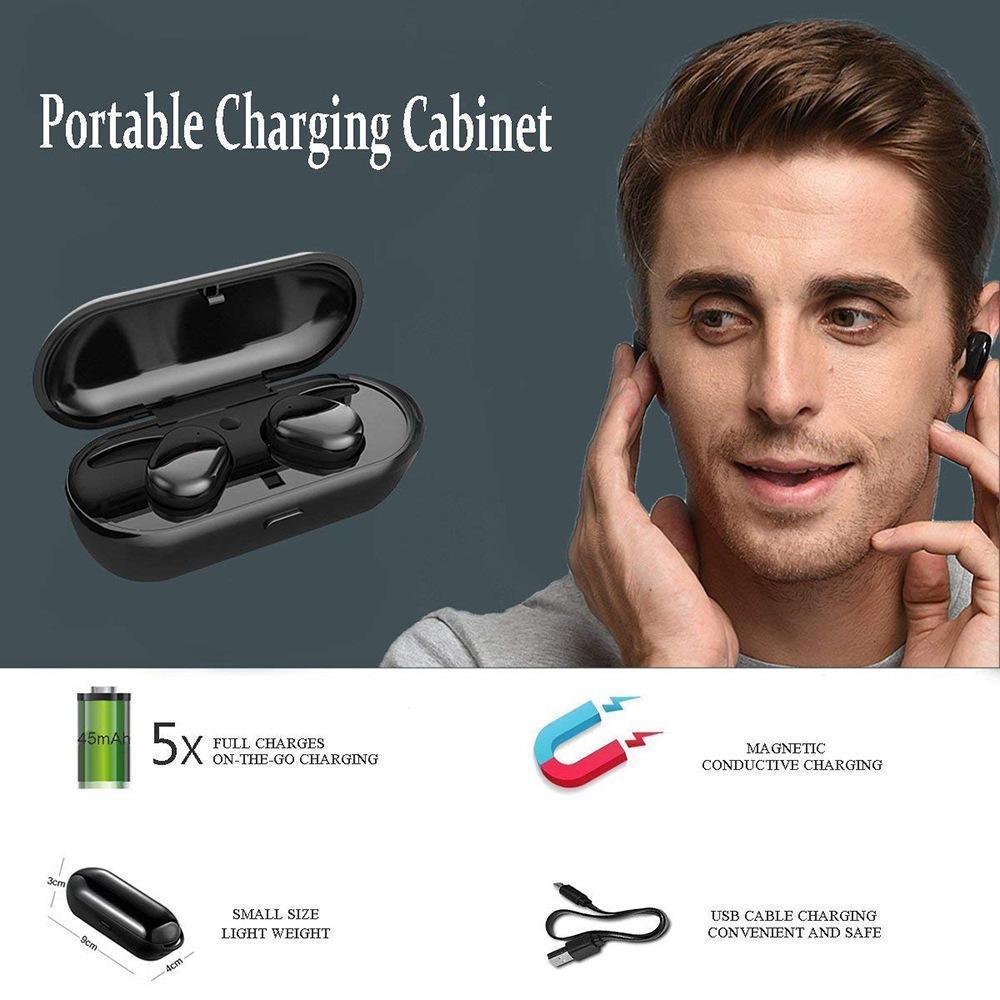 Bluetooth Wireless Earbuds - SonicWave Audio