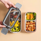 Stainless Steel Bento Lunch Box - EcoMeal Pro