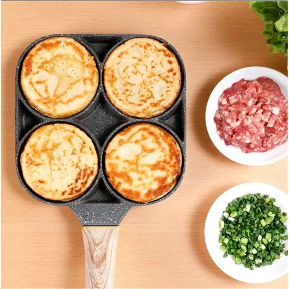 Omelet Pan - CulinaryCraft 4-Cavity Non-Stick Design
