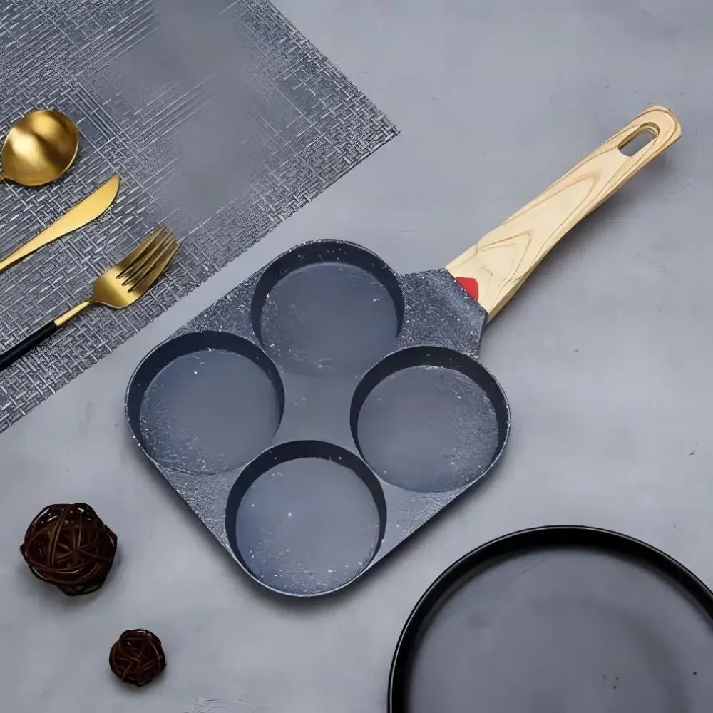 Omelet Pan - CulinaryCraft 4-Cavity Non-Stick Design