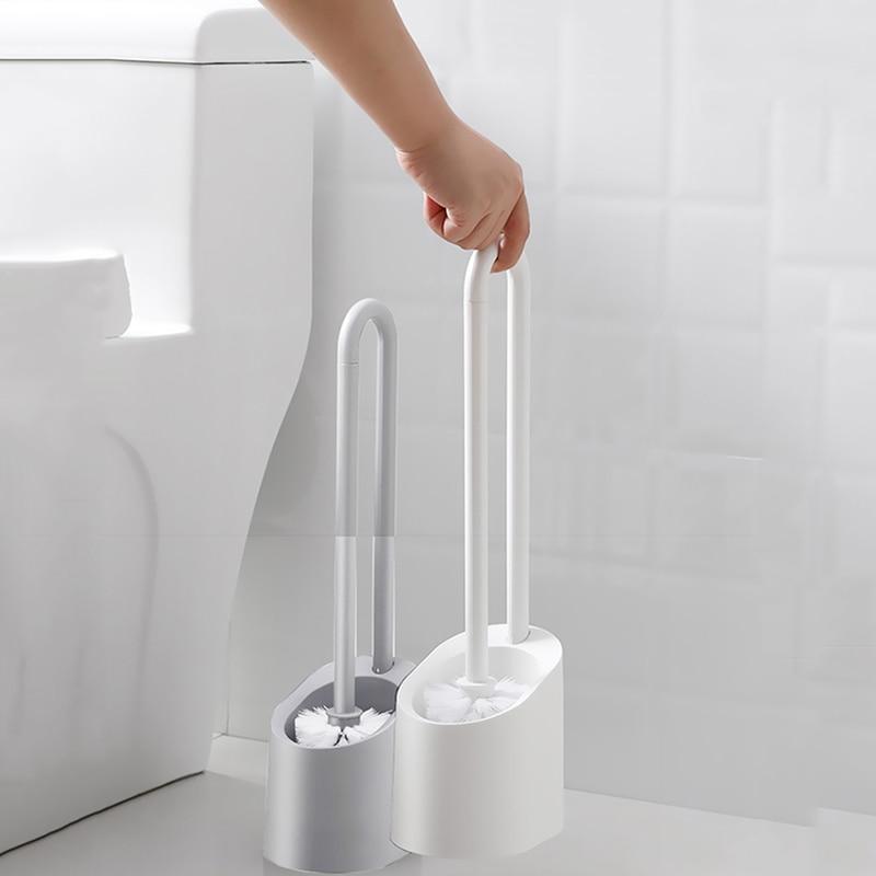 Magnetic Bathroom Cleaning Brush Set - PureClean Essentials