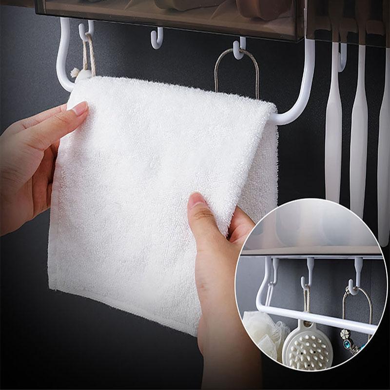 Toothbrush Holder Set with Toothpaste Dispenser - LuxeBath