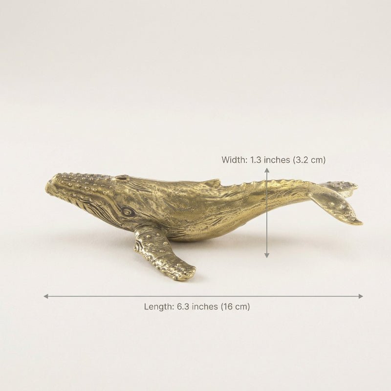 Whale Sculpture - Oceanic Elegance by Nautica Artistry