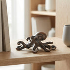 Copper Octopus Sculpture - Nautiluxe Handmade Marine Decor