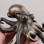 Copper Octopus Sculpture - Nautiluxe Handmade Marine Decor