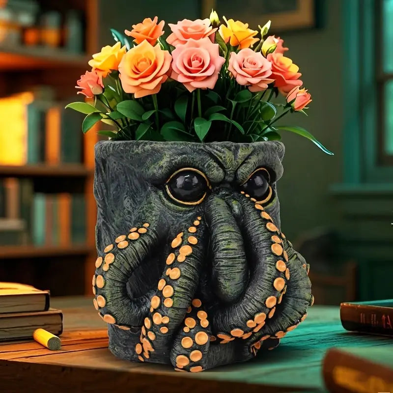 Mythic Octopus Planter - Oceanic Treasures Co.