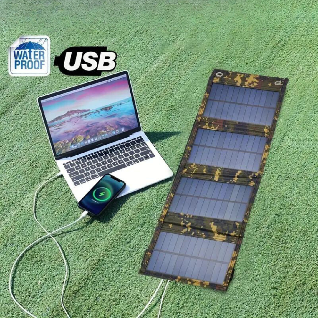Solar Power Bank with Fast Charging - EcoCharge