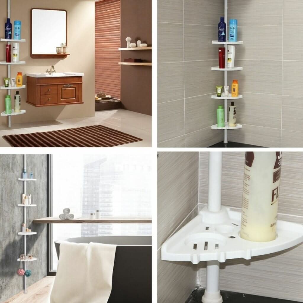 AquaShelf Adjustable Shower Tower - LuxeBath