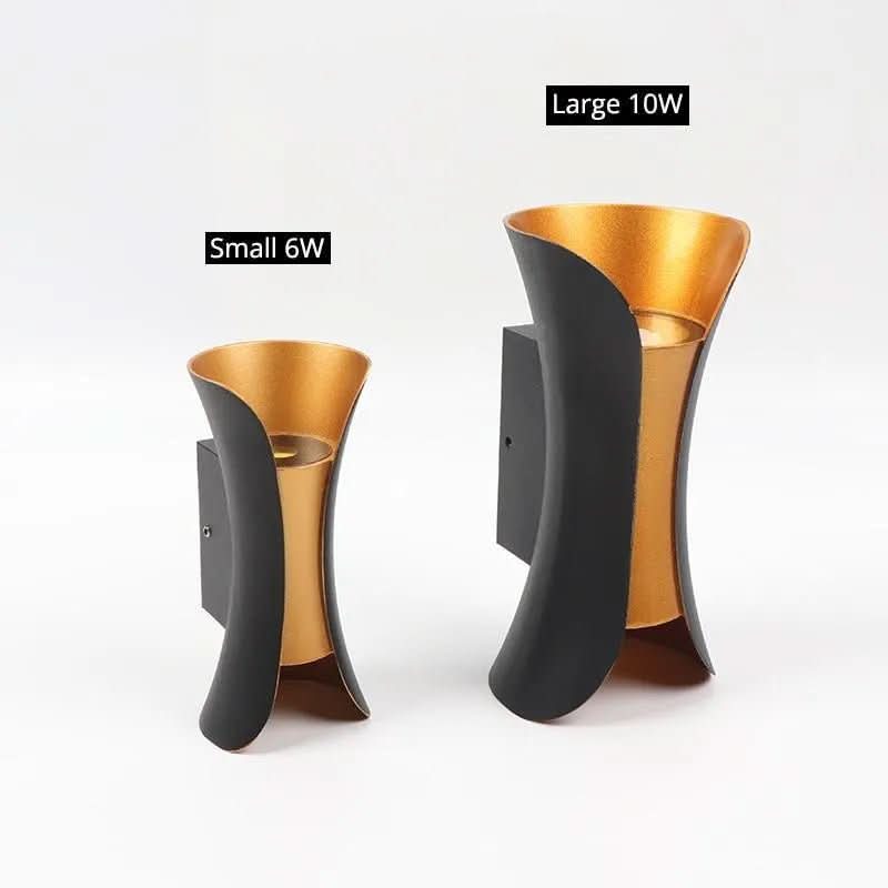 Curved LED Outdoor Wall Light - Lumina Luxe