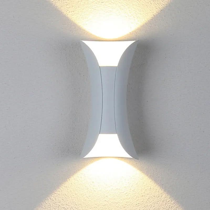 Curved LED Outdoor Wall Light - Lumina Luxe