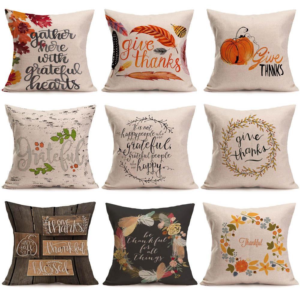 Fall Pillow Cases - LuxeNest Decor