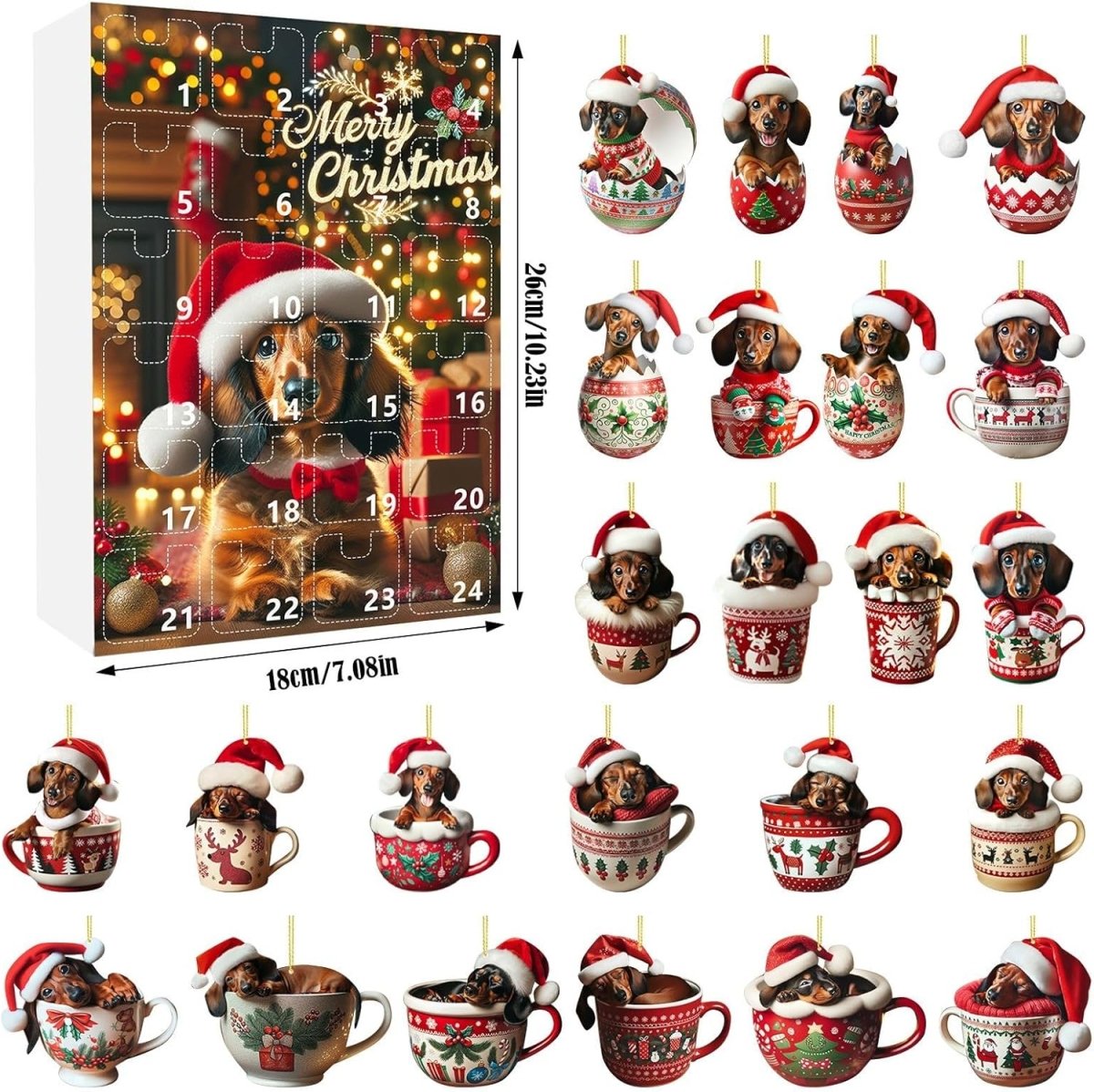 Dachshund Advent Calendar - Pawsitive Joy