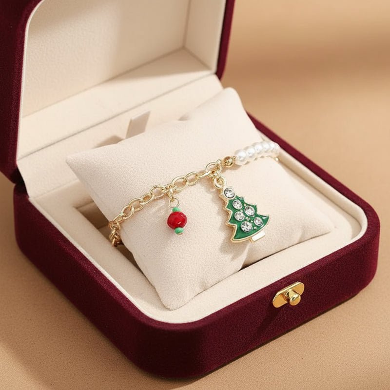 Shimmering Pearl Charm Bracelet - LuxeJoy