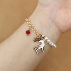 Shimmering Pearl Charm Bracelet - LuxeJoy