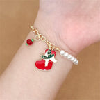 Shimmering Pearl Charm Bracelet - LuxeJoy