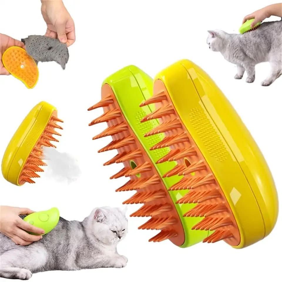 PetSteam Pro - Premium Steam Brush for Pet Grooming