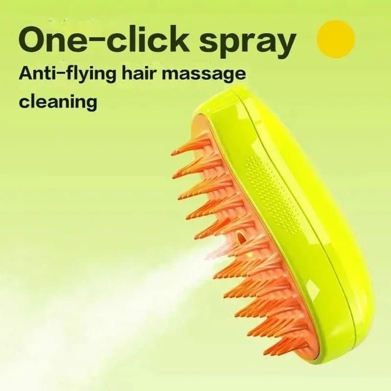 PetSteam Pro - Premium Steam Brush for Pet Grooming