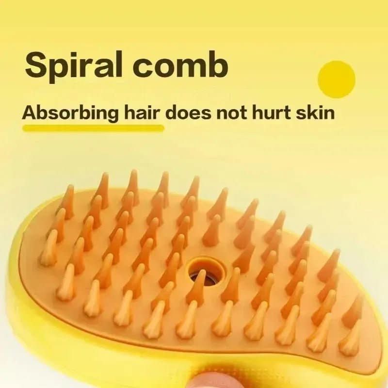PetSteam Pro - Premium Steam Brush for Pet Grooming