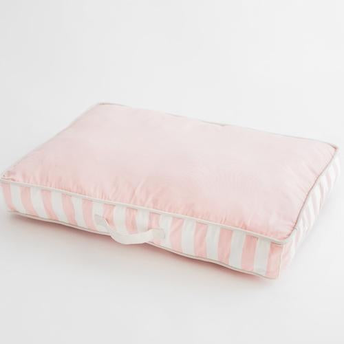 Cozy Pink & White Pet Bed - LuxePaws