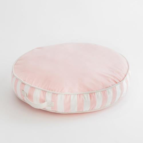 Cozy Pink & White Pet Bed - LuxePaws