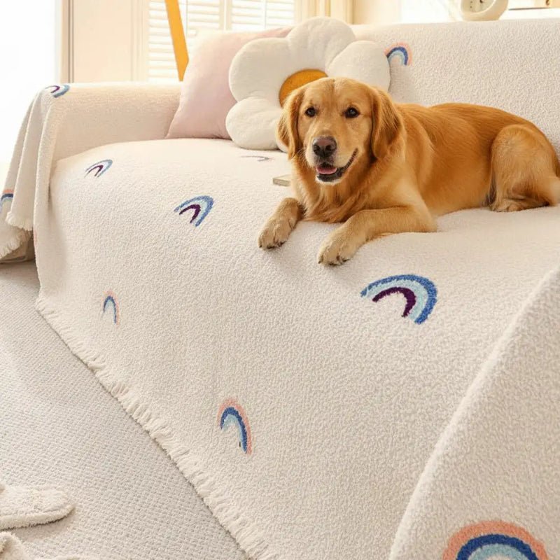 Cozy Plush Sofa Blanket - SnuggleNest Christmas Tree Design