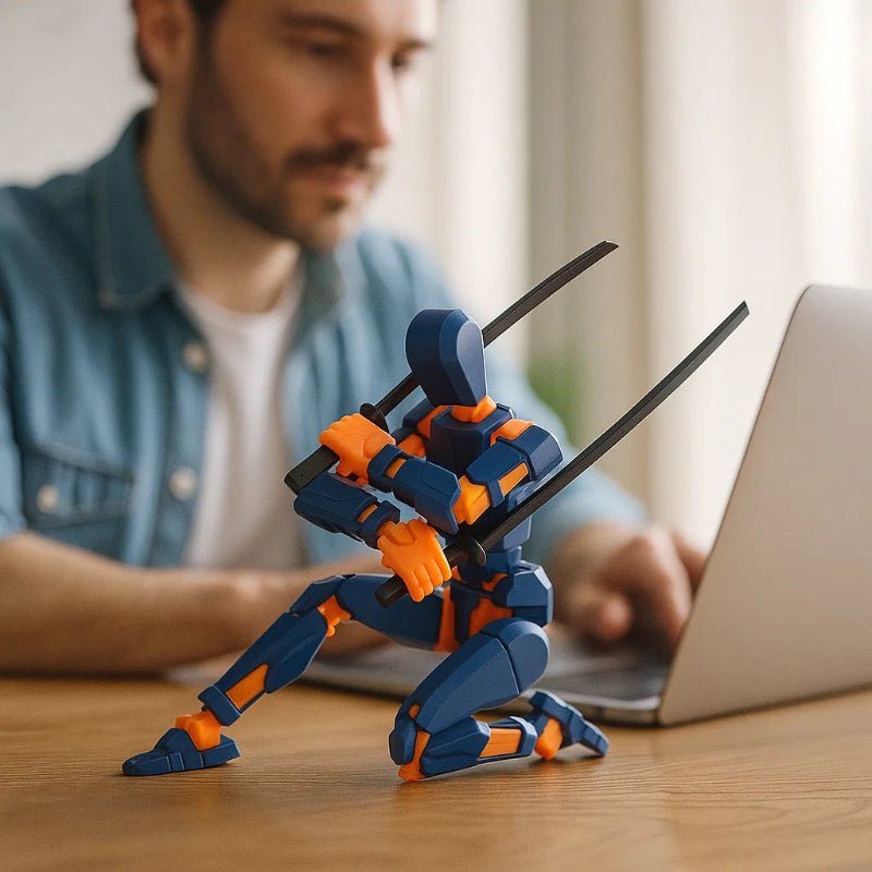 3D-Printed Action Figure - MechFusion Toys