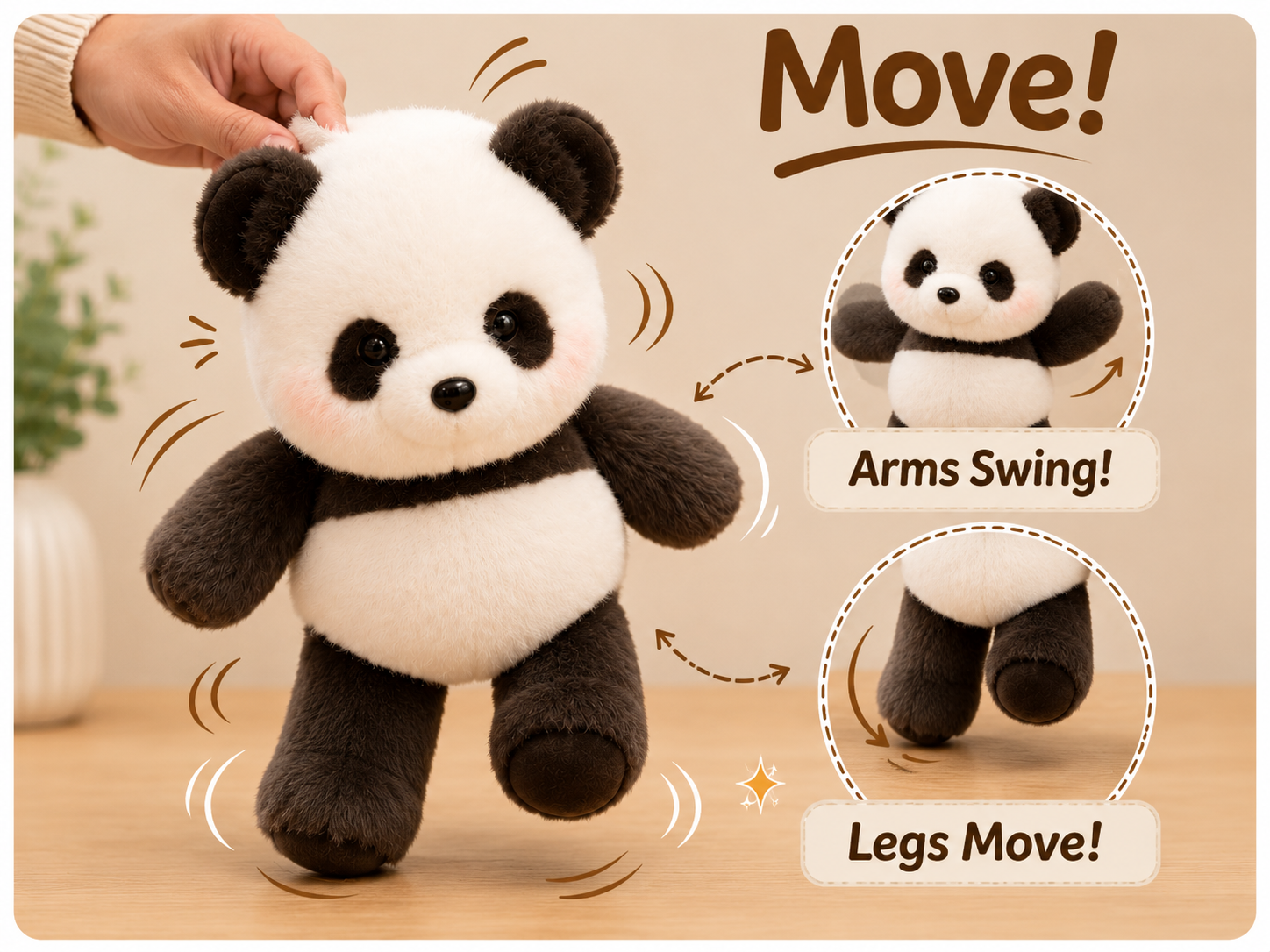 Cozy Panda Plush - SnuggleNest™ Soft Toy