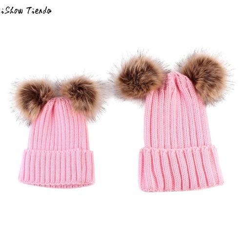 Matching Winter Hats for Baby and Mom - CozyNest