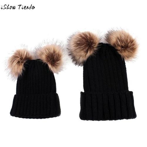 Matching Winter Hats for Baby and Mom - CozyNest