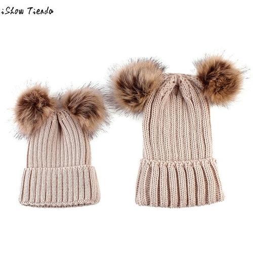 Matching Winter Hats for Baby and Mom - CozyNest
