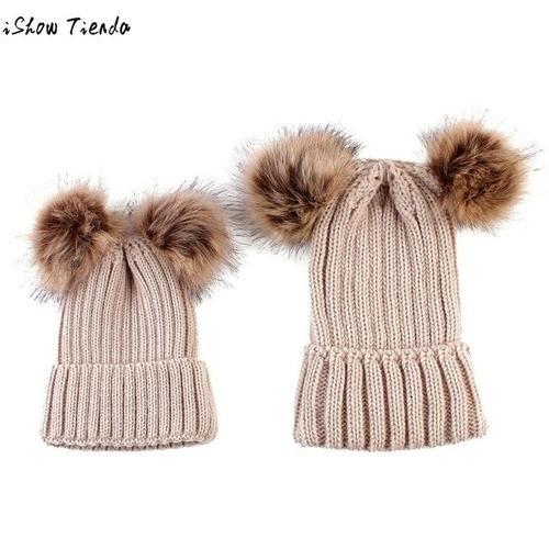 Matching Winter Hats for Baby and Mom - CozyNest