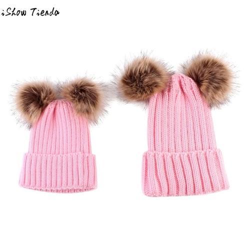 Matching Winter Hats for Baby and Mom - CozyNest