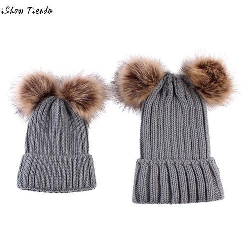 Matching Winter Hats for Baby and Mom - CozyNest