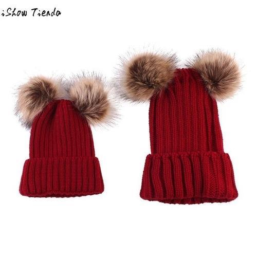 Matching Winter Hats for Baby and Mom - CozyNest