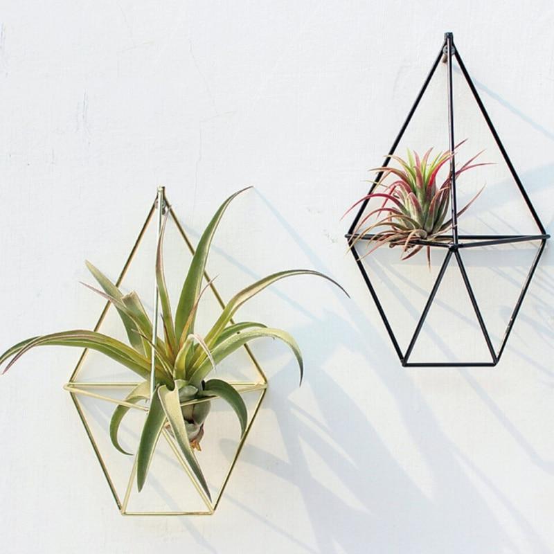 Geometric Gold Air Plant Holder - Luxe Botanica