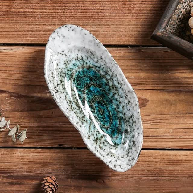 Ceramic Sushi Dish - Oceanic Elegance