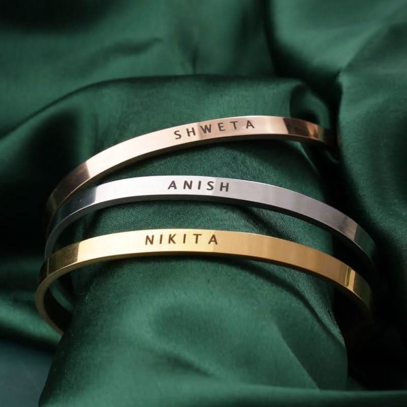 Stainless Steel Bracelet - LuxeCraft with Custom Engraving