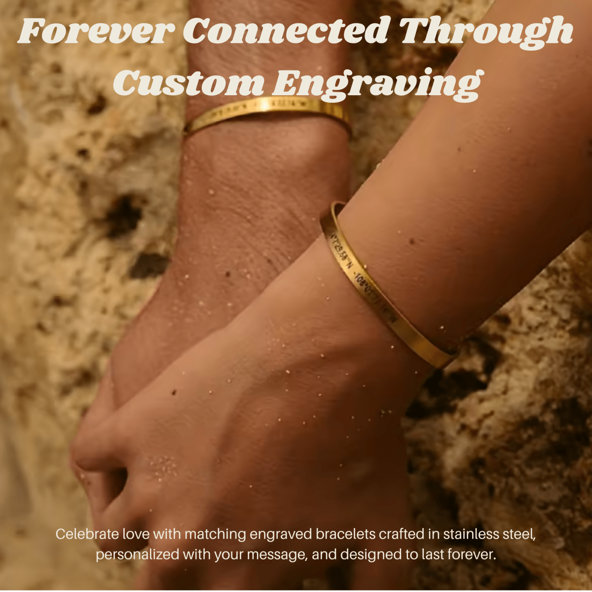 Stainless Steel Bracelet - LuxeCraft with Custom Engraving