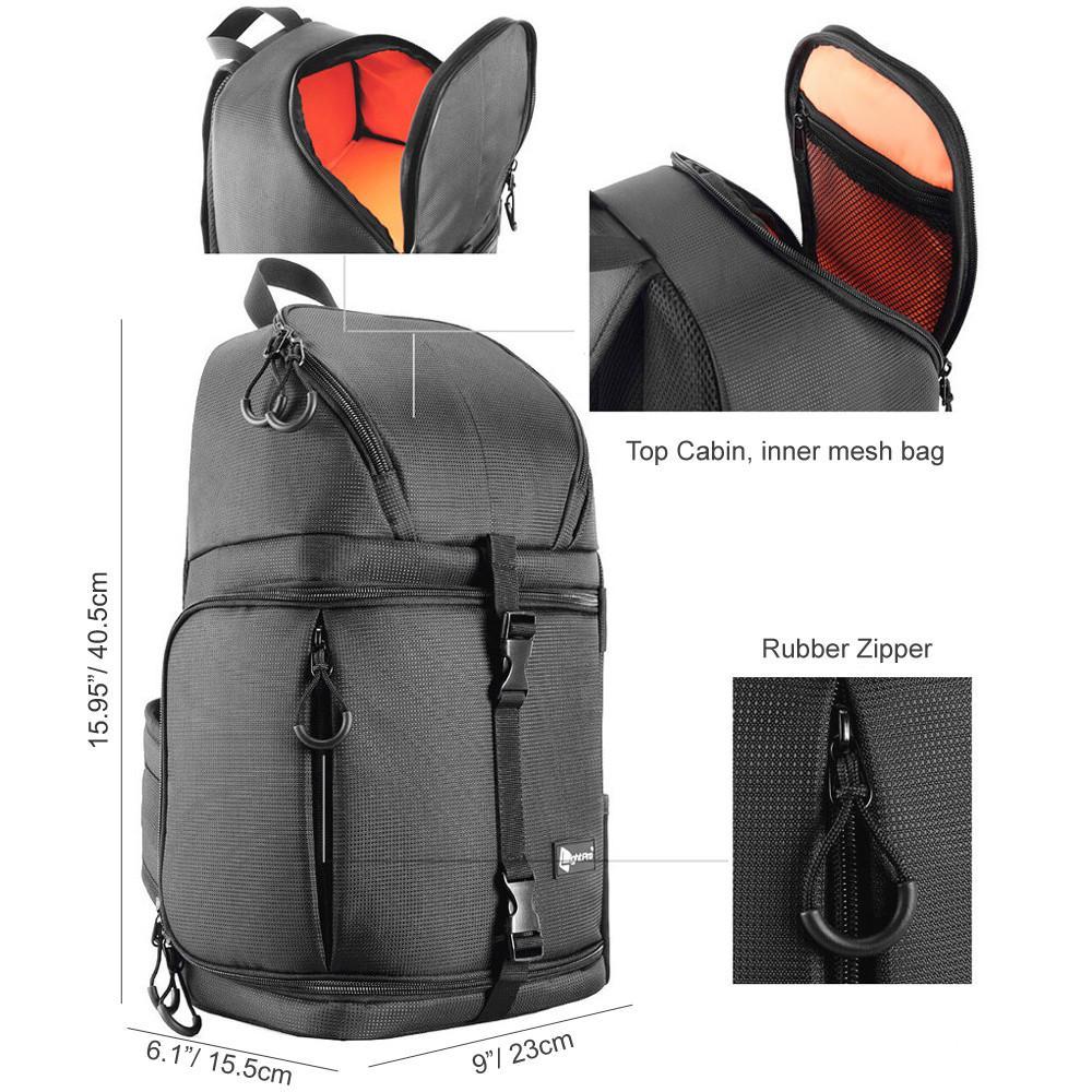 DSLR Camera Sling Bag - LuxeGear with Quick Access Design