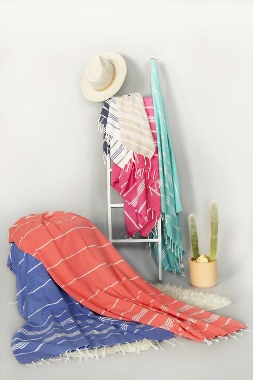 Colorful 100% Cotton Turkish Towels - LuxeWeave Essentials