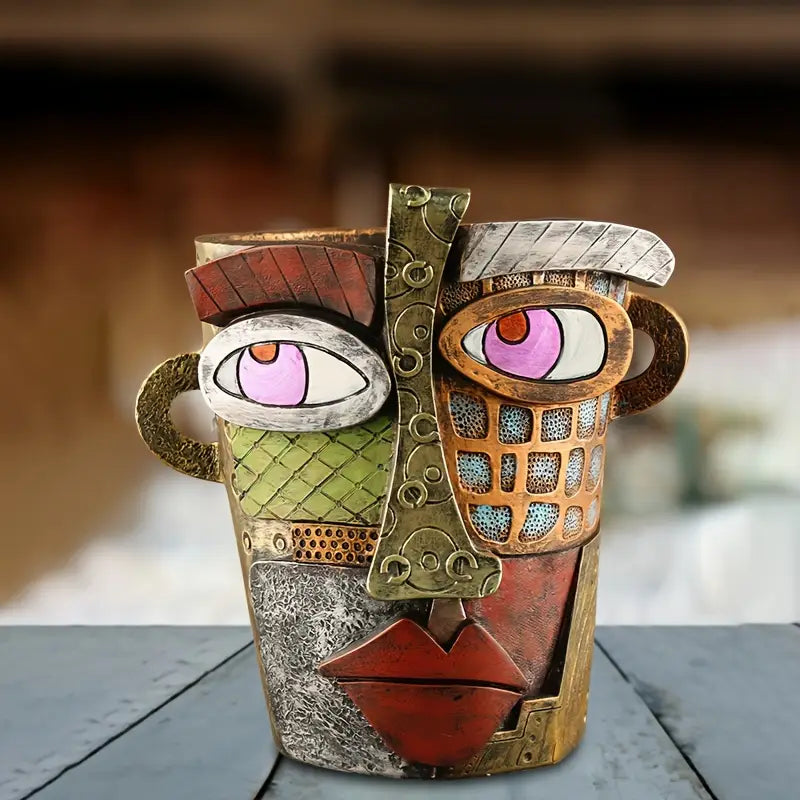 Abstract Face Planter - Artistry Home Decor
