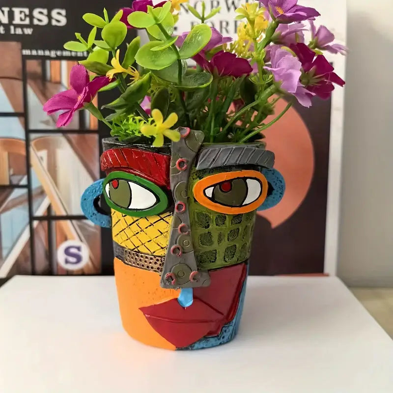 Abstract Face Planter - Artistry Home Decor
