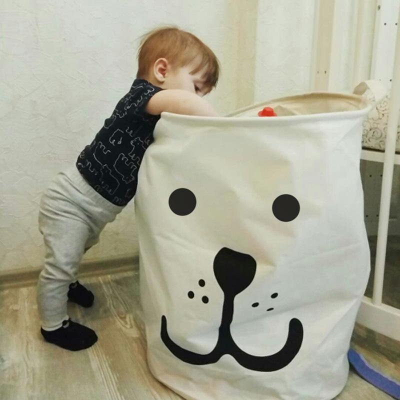 Canvas Toy Storage Bin - LuxeNest