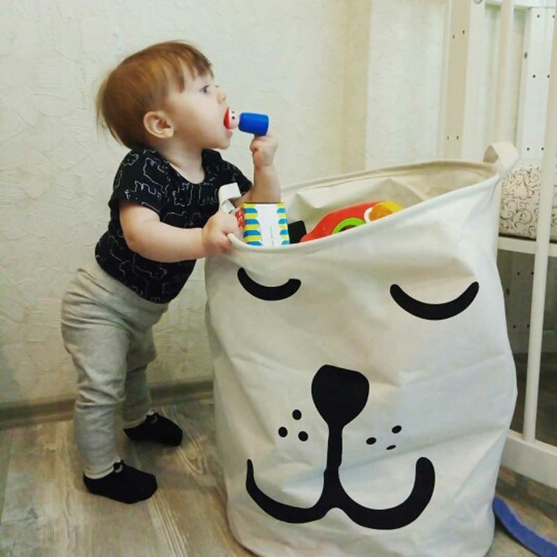 Canvas Toy Storage Bin - LuxeNest