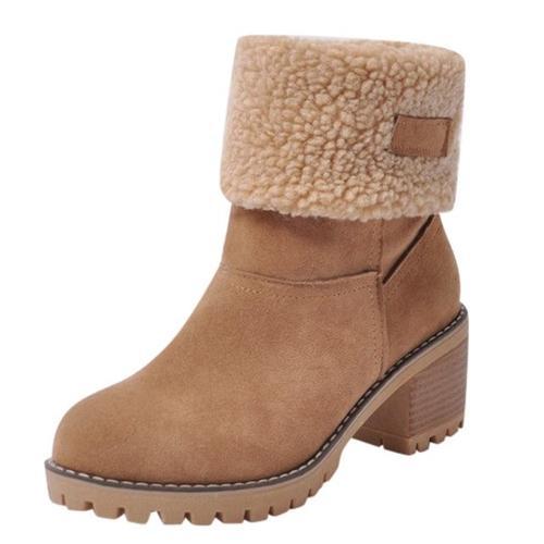Winter Boots - Alpine Luxe Slip-ons with Insulated Comfort