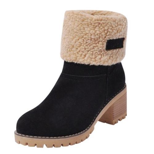 Winter Boots - Alpine Luxe Slip-ons with Insulated Comfort