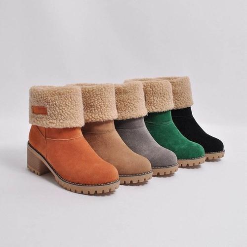 Winter Boots - Alpine Luxe Slip-ons with Insulated Comfort